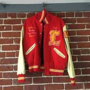 Flawless Authentic Vintage Leather Varsity Jacket